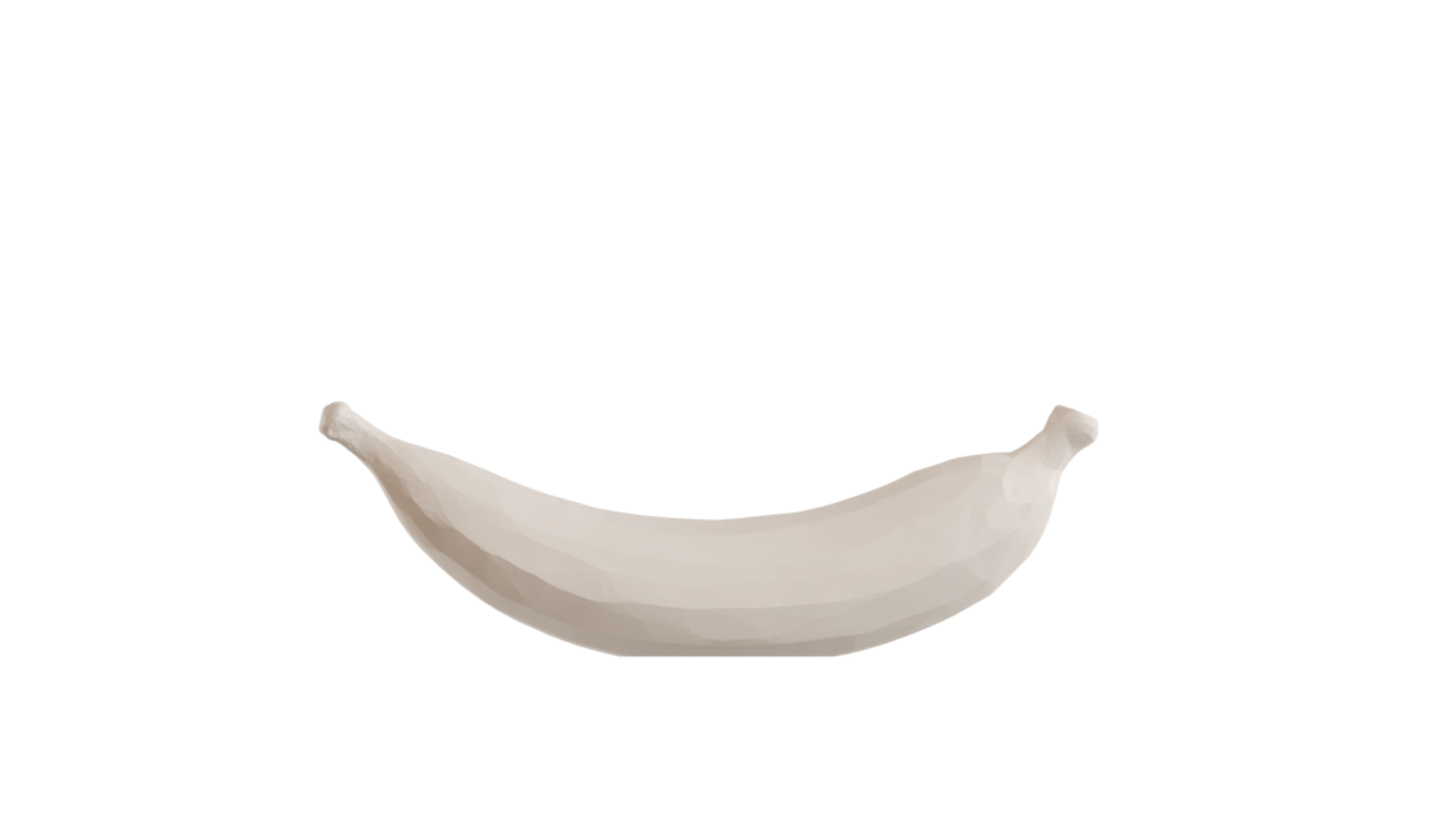 moule trompe l'œil en forme de banane