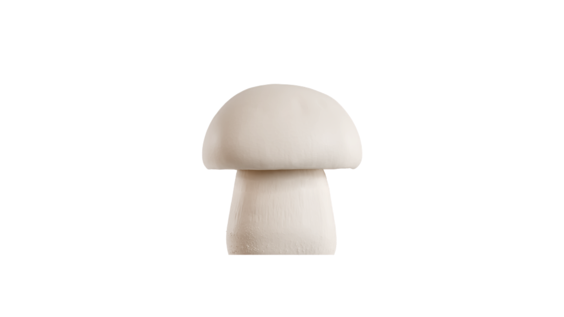 moule trompe l'œil en forme de champignon