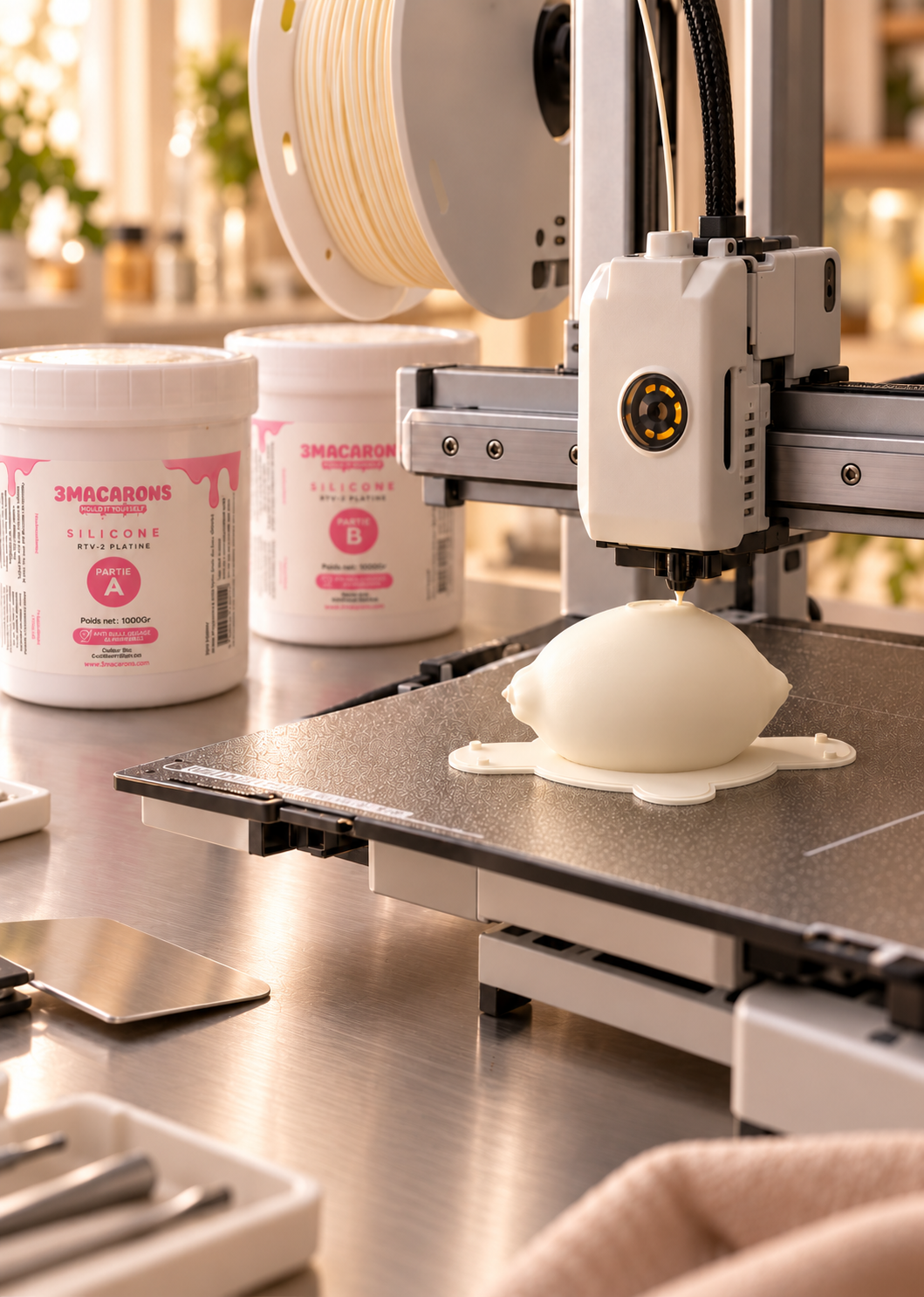 impression 3D pour moules silicone alimentaire patisserie